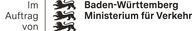 Hauptsponsor Ministerium für Verkehr Baden-Württemberg