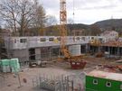 Die Gästehaus-Baustelle im November 2008