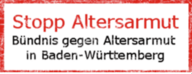Hauptsponsor Bündnis gegen Altersarmut in Baden-Württemberg
