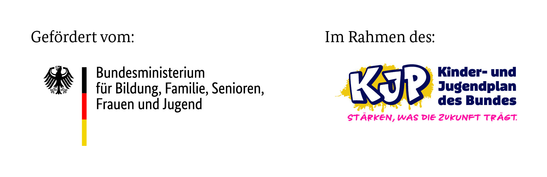 Logo Bundesministerium und KJP