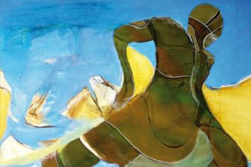 Evangelische Akademie Bad Boll: Projekt: Diasporagemeinschaften als Impulsgeber. Gemälde von Hasan Hueseyin