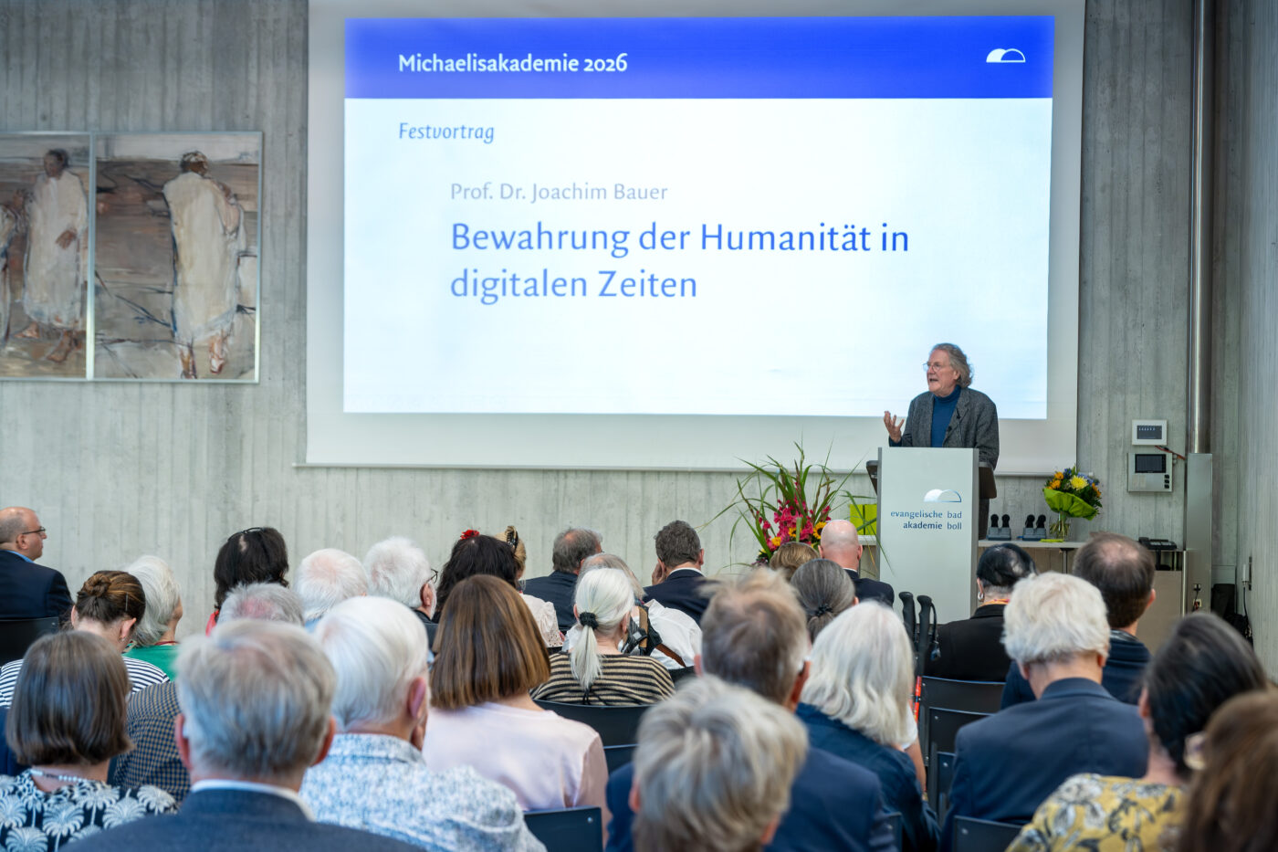 Michaelisakademie 2026 mit Festredner Bestsellerautor Prof. Dr. med. Joachim Bauer zum Thema „Bewahrung der Humanität in digitalen Zeiten“